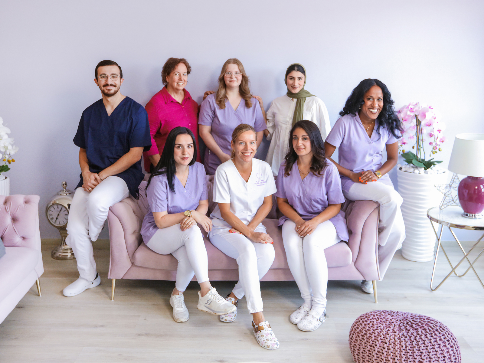 Teamfoto Zahnarztpraxis Dr. Heinz